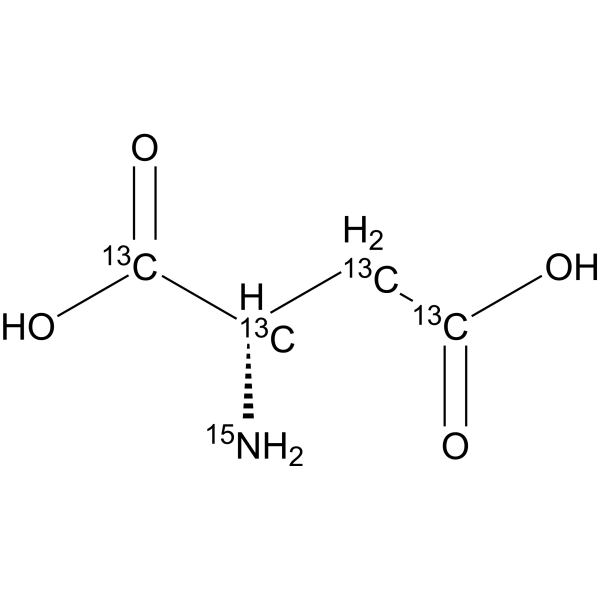 L-Aspartic acid-13C4,15N (L-Aspartic acid 13C4,15N) 202468-27-7
